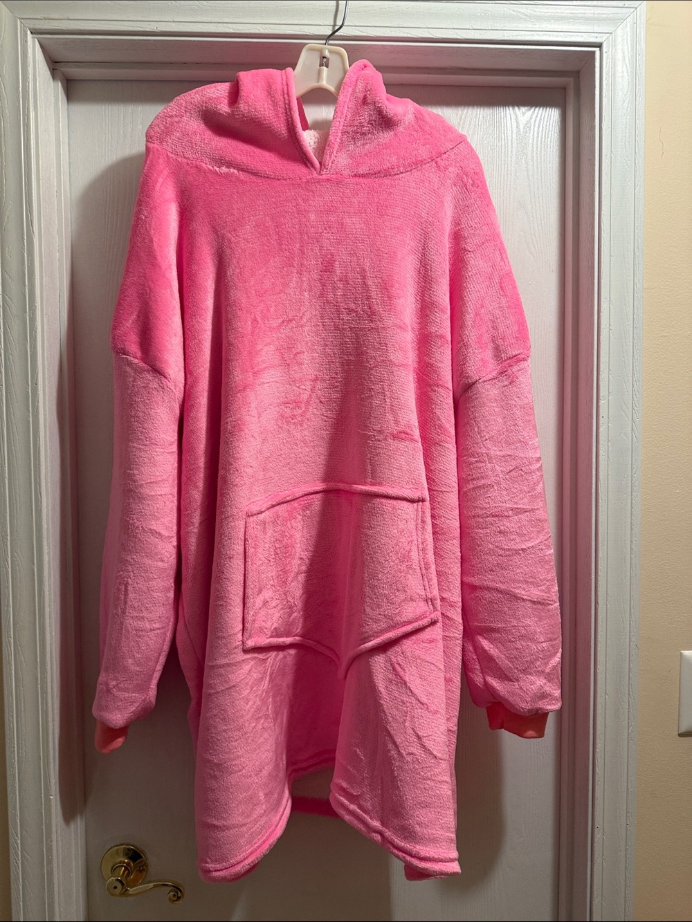 Cozy Oversized Pink Hooded Comfy